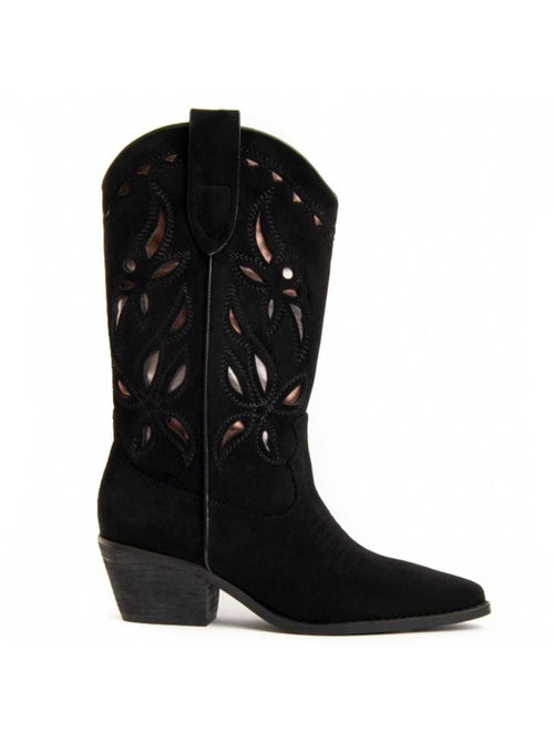 Stivale Con Tacco Materiale Sintetico E Tessile Montevita - Kiabi