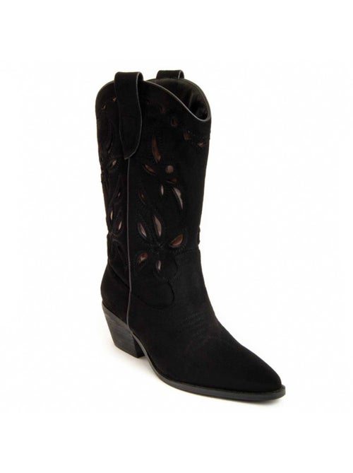 Stivale Con Tacco Materiale Sintetico E Tessile Montevita - Kiabi