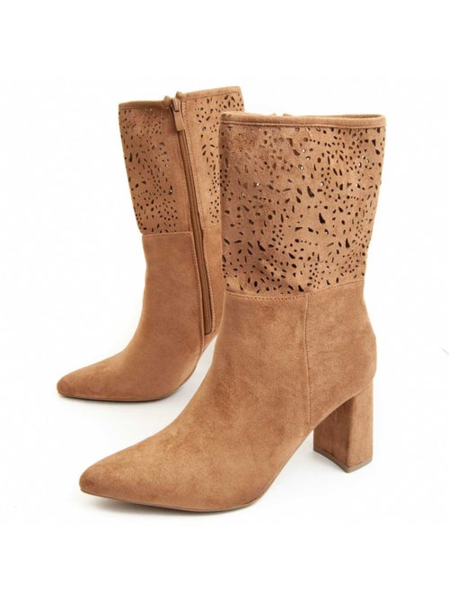 Stivale Con Tacco Materiale Sintetico Montevita - Kiabi