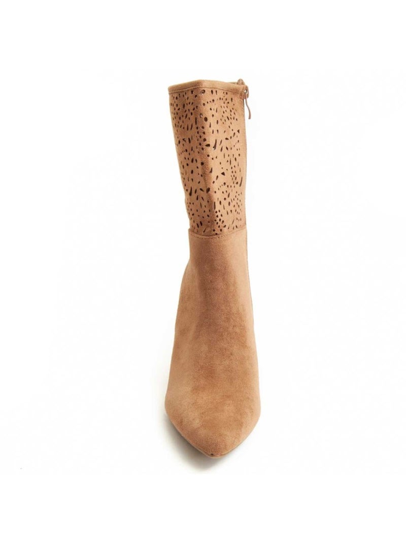Stivale Con Tacco Materiale Sintetico Montevita Marrone - Kiabi