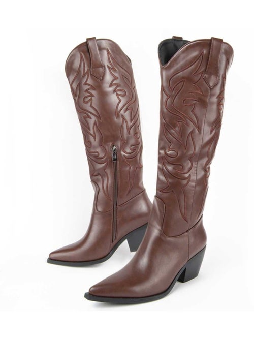 Stivale Con Tacco Materiale Sintetico Montevita - Kiabi