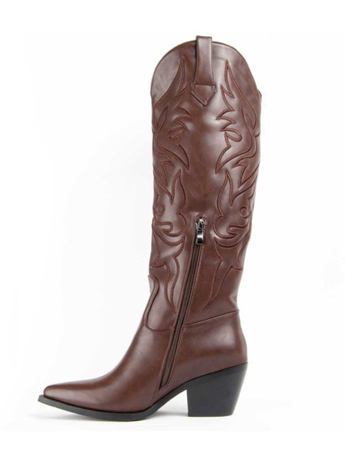 Stivale Con Tacco Materiale Sintetico Montevita - Kiabi