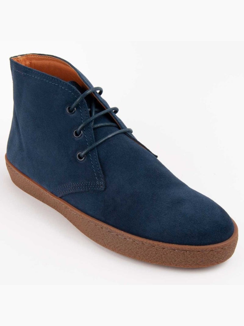 Stivale Pelle Naturale Purapiel Blu - Kiabi