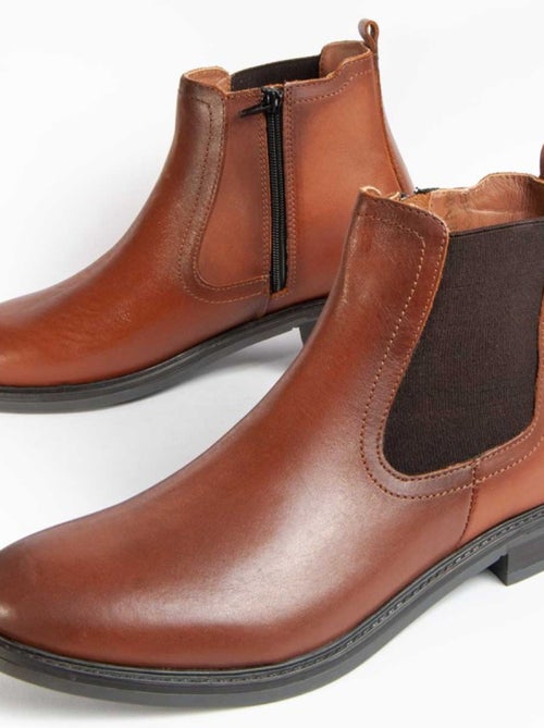 Stivale Pelle Naturale Purapiel - Kiabi