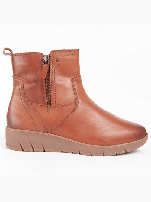 Stivale Pelle Naturale Purapiel - Kiabi