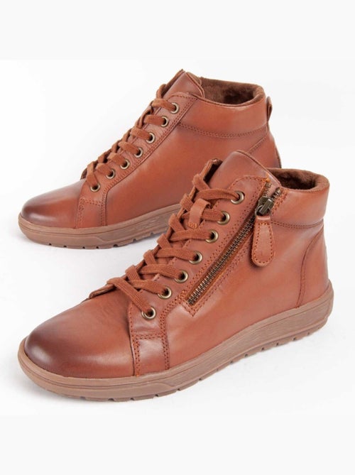 Stivale Pelle Naturale Purapiel - Kiabi