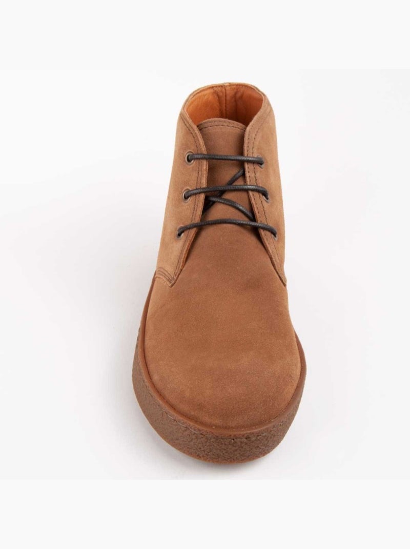Stivale Pelle Naturale Purapiel Marrone - Kiabi