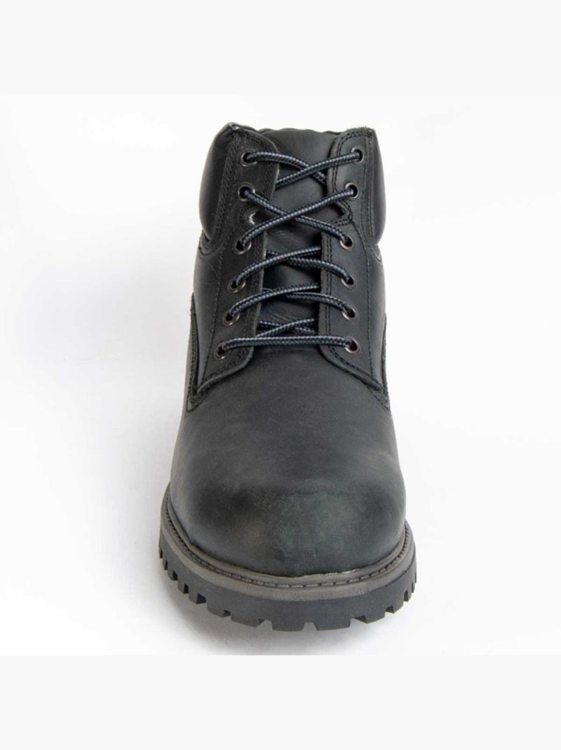 Stivale Pelle Naturale Purapiel Marrone - Kiabi