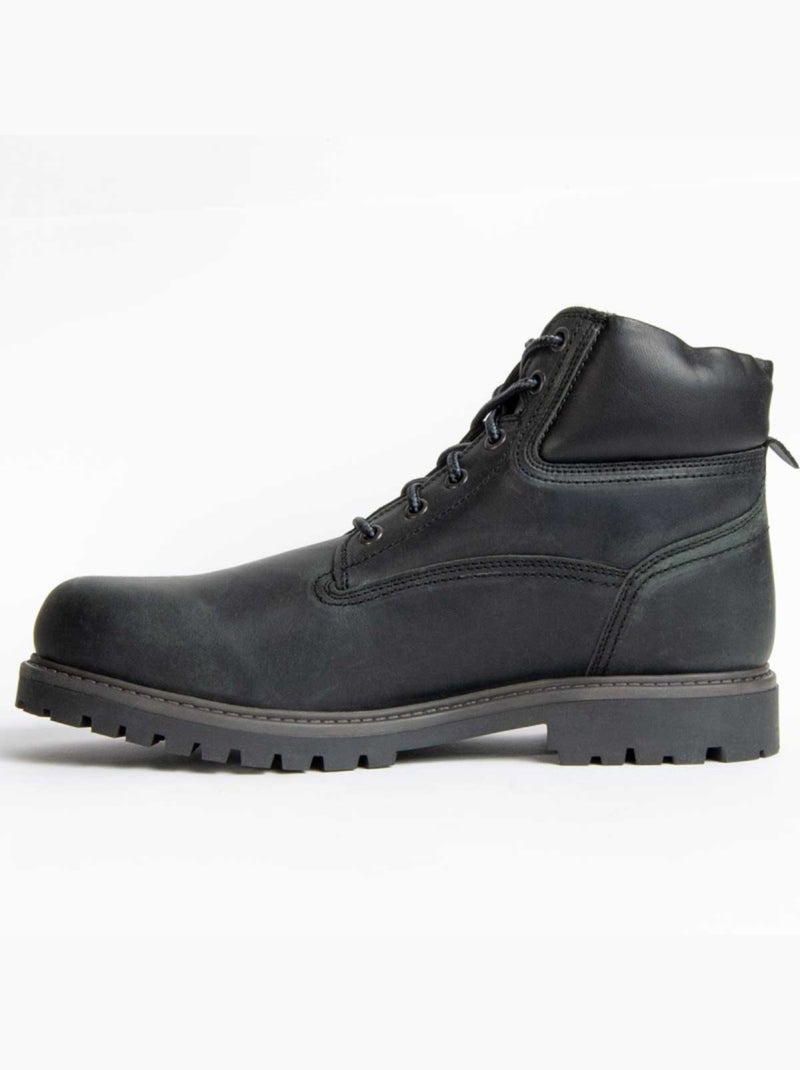 Stivale Pelle Naturale Purapiel Marrone - Kiabi