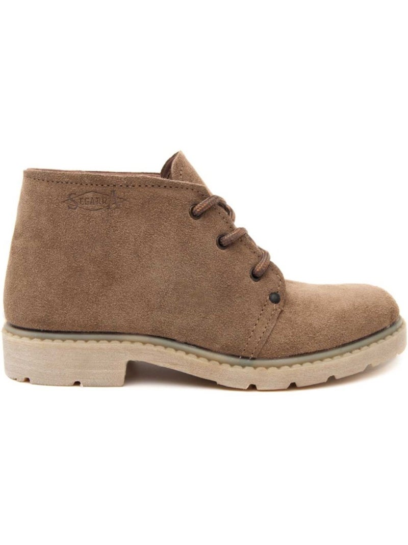 Stivale Pelle Naturale Purapiel Marrone - Kiabi