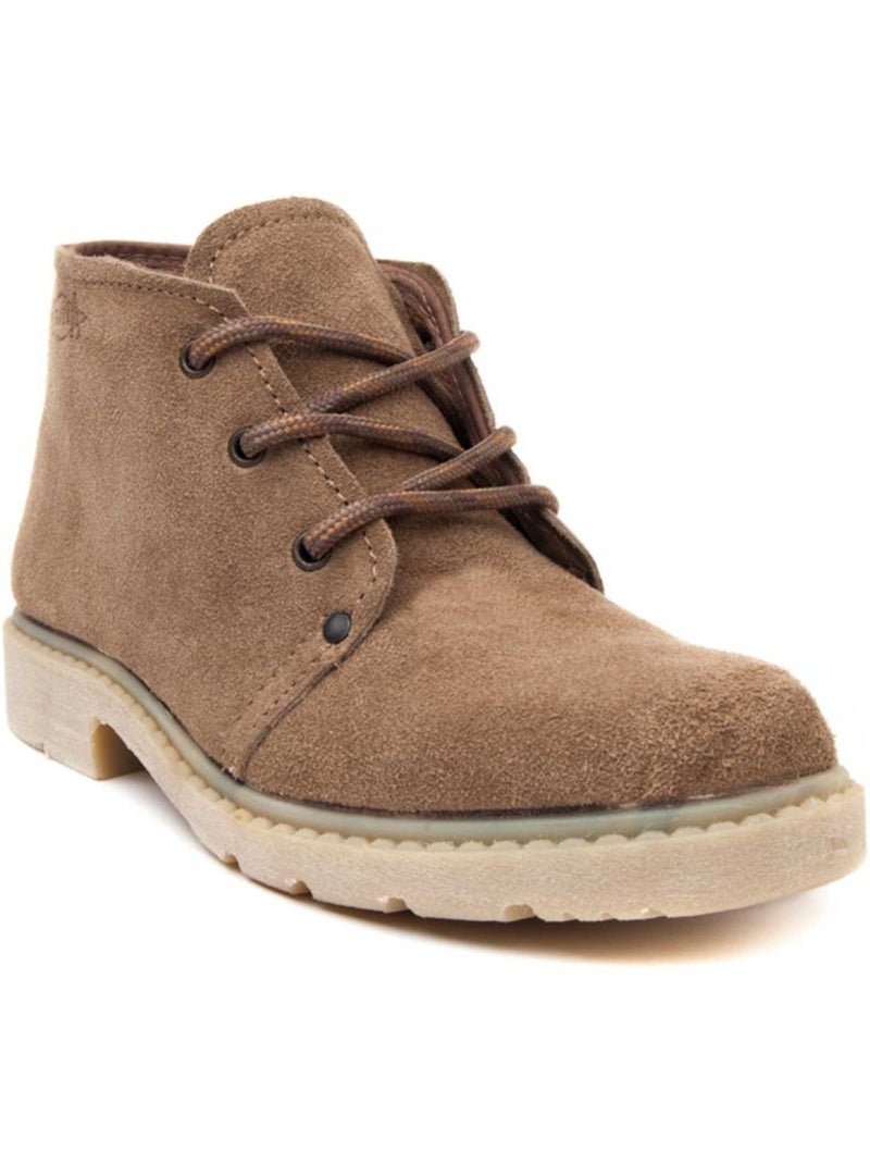 Stivale Pelle Naturale Purapiel Marrone - Kiabi