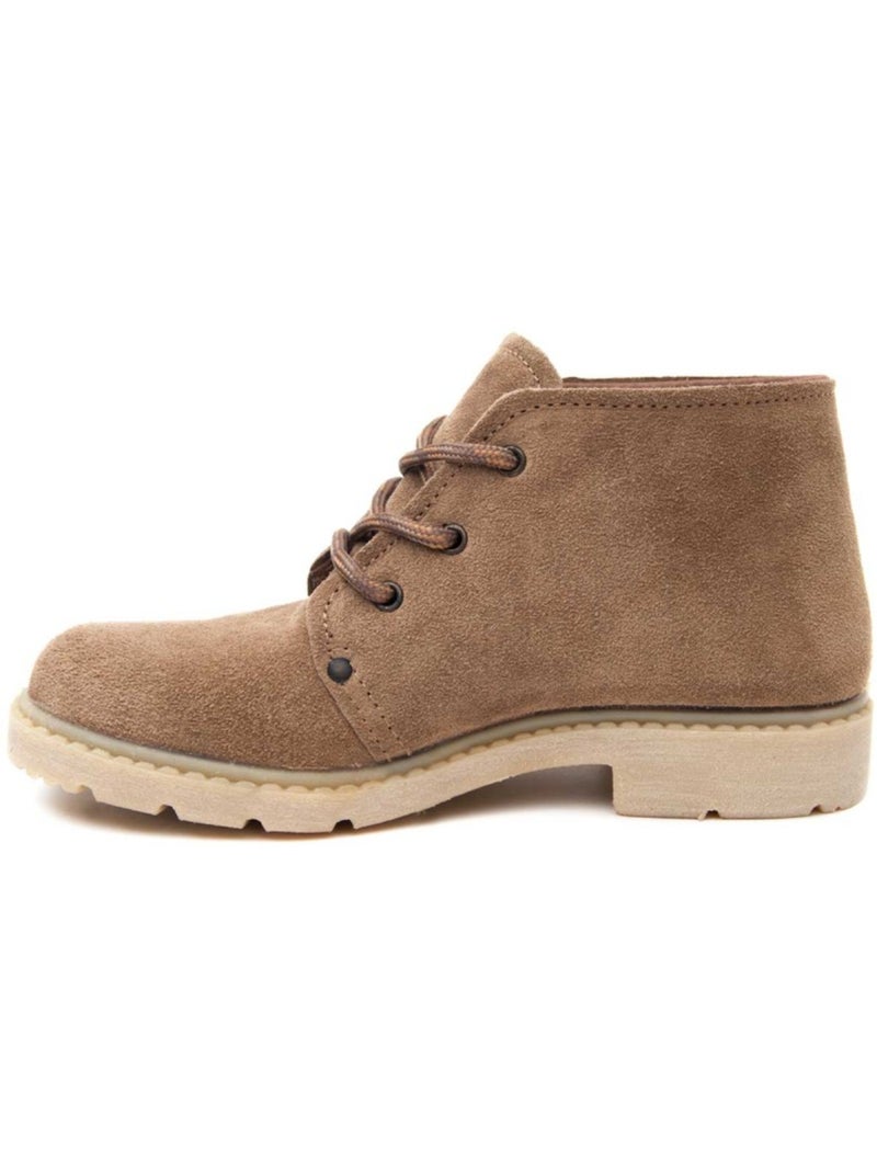 Stivale Pelle Naturale Purapiel Marrone - Kiabi