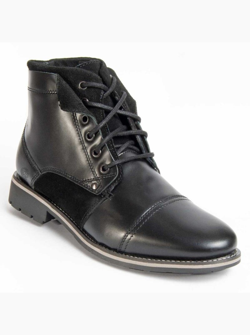 Stivale Pelle Naturale Purapiel Nero - Kiabi