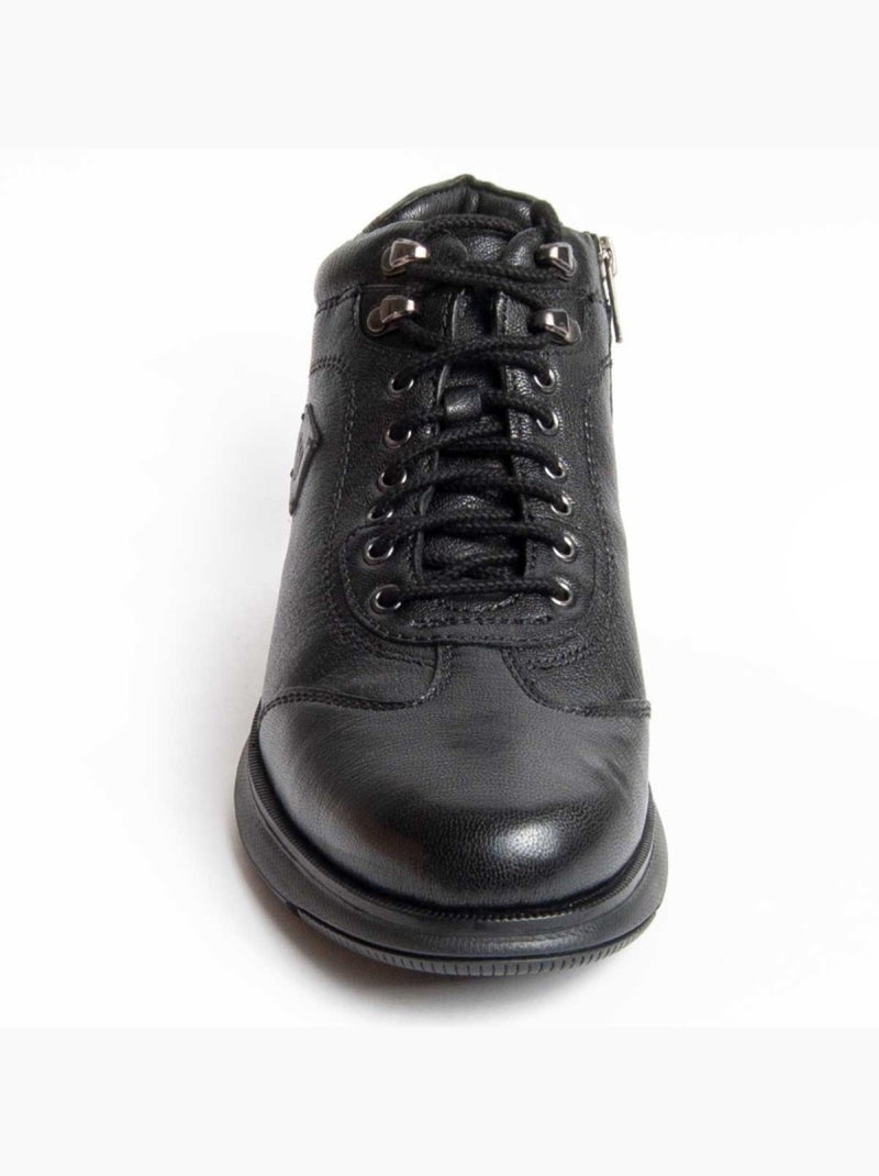 Stivale Pelle Naturale Purapiel Nero - Kiabi