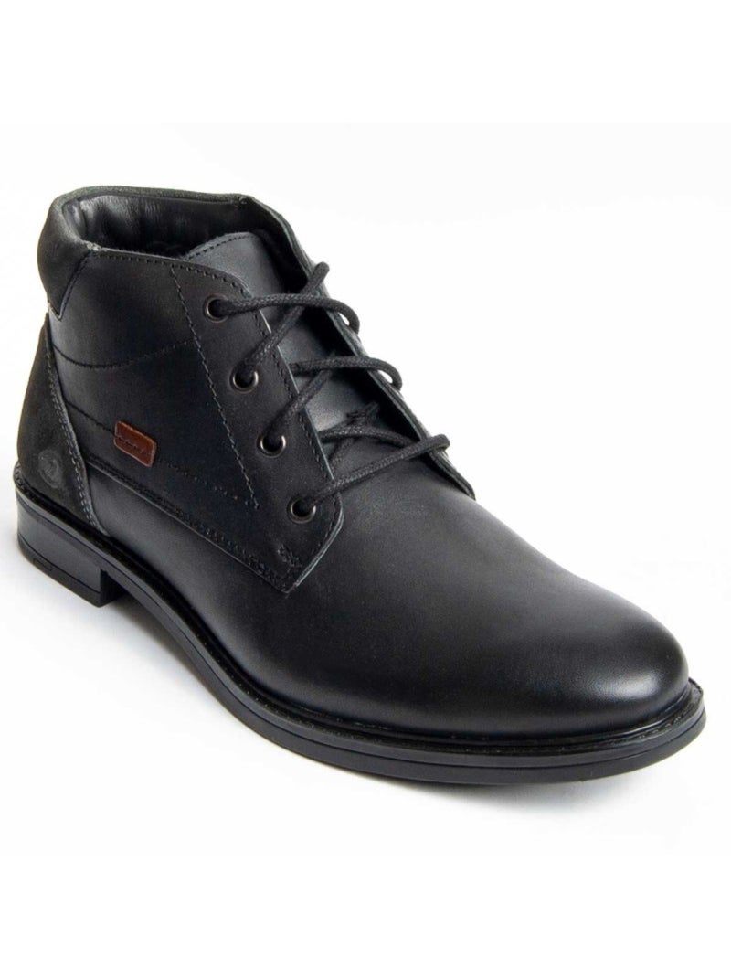 Stivale Pelle Naturale Purapiel Nero - Kiabi