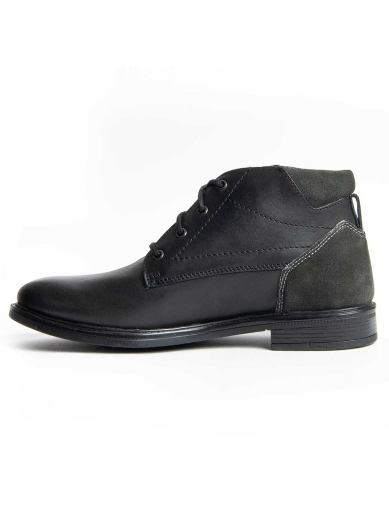 Stivale Pelle Naturale Purapiel Nero - Kiabi