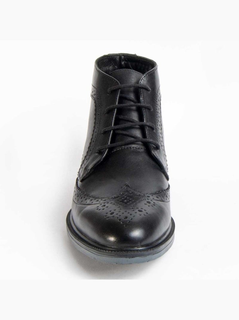 Stivale Pelle Naturale Purapiel Nero - Kiabi