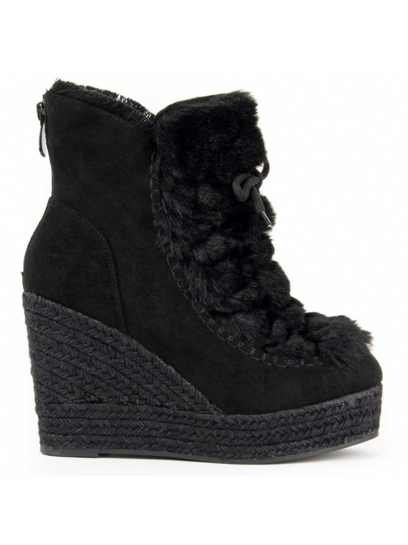 Stivale Zeppa Materiale Sintetico Montevita Nero - Kiabi