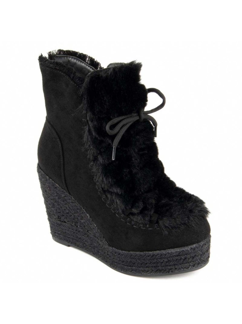 Stivale Zeppa Materiale Sintetico Montevita Nero - Kiabi