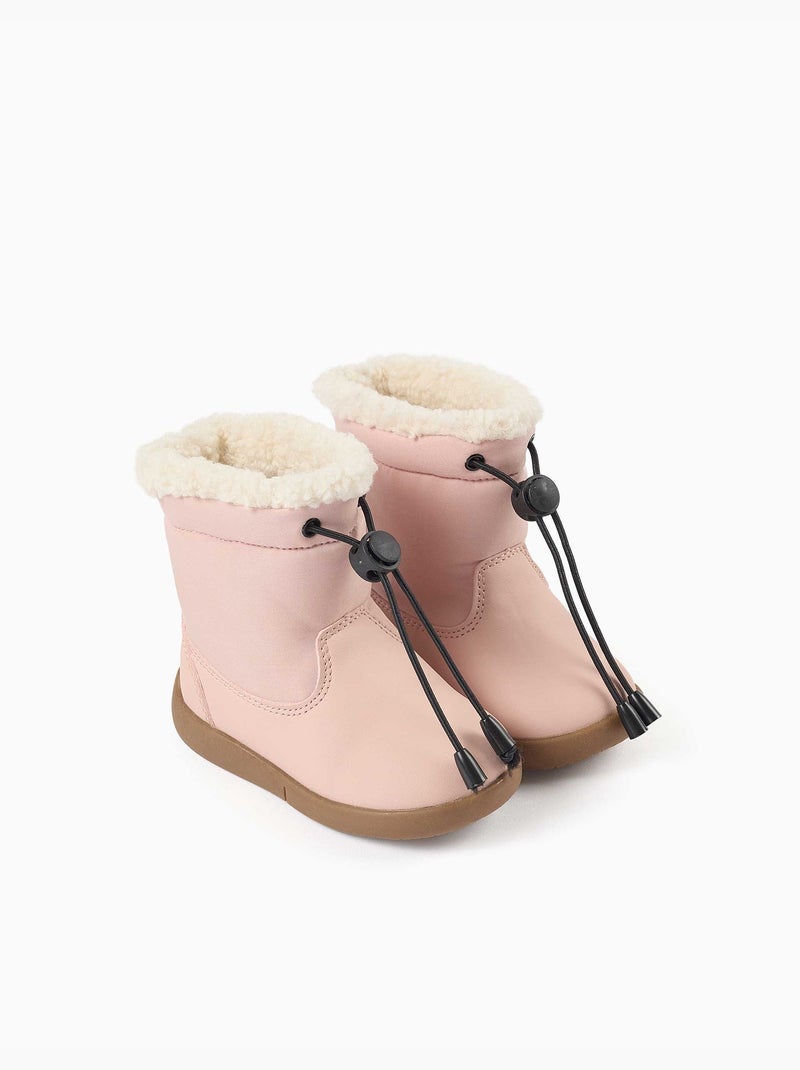 Stivaletti barefoot con fodera in sherpa Rosa - Kiabi