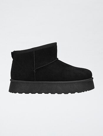 Stivaletti bassi in simil suede