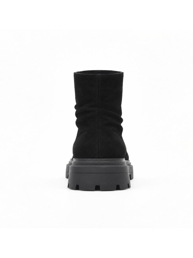 Stivaletti bassi pelle naturale purapiel Nero - Kiabi