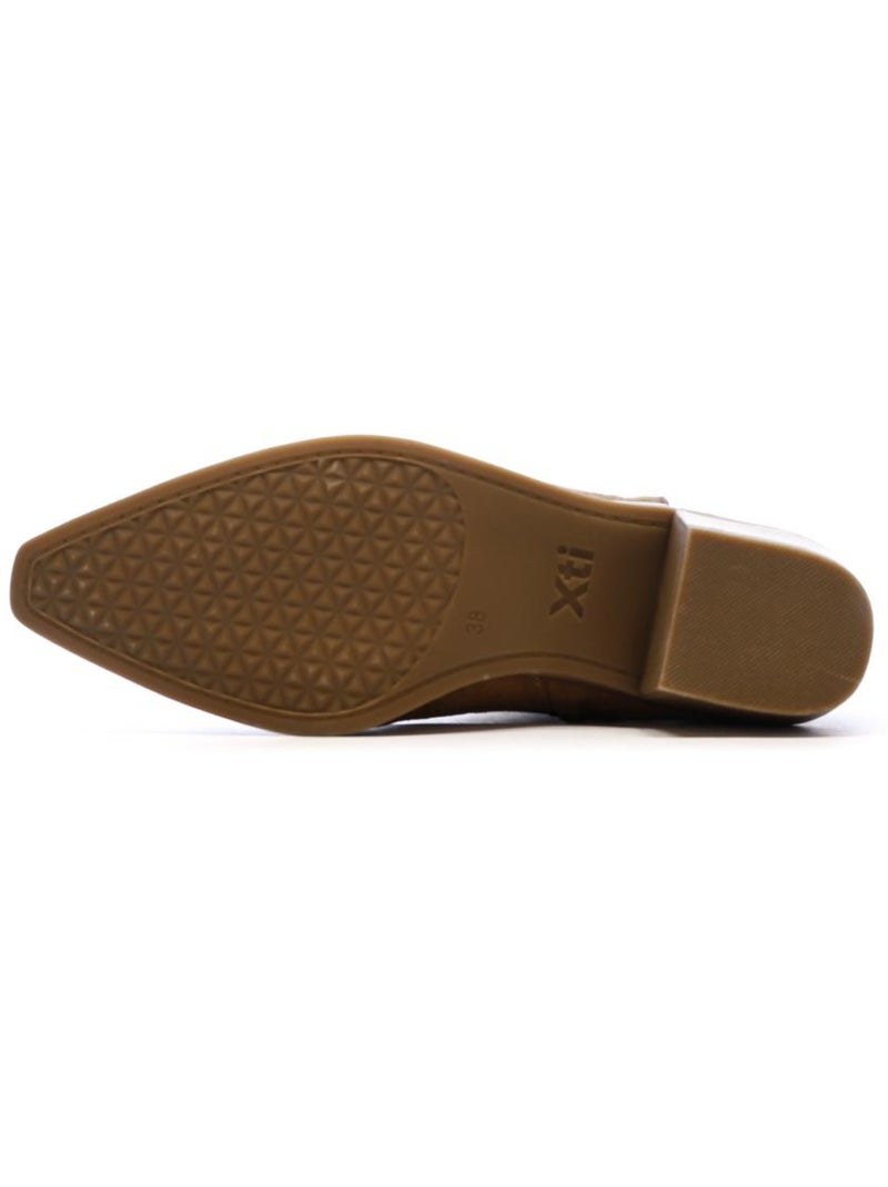 Stivaletti Camperos Bassi Donna Camoscio Marrone cappuccino - Kiabi