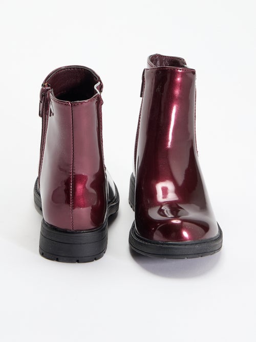 Stivaletti Chelsea in similpelle con inserti glitterati - Kiabi Stivaletti Chelsea in similpelle con inserti glitterati - Kiabi