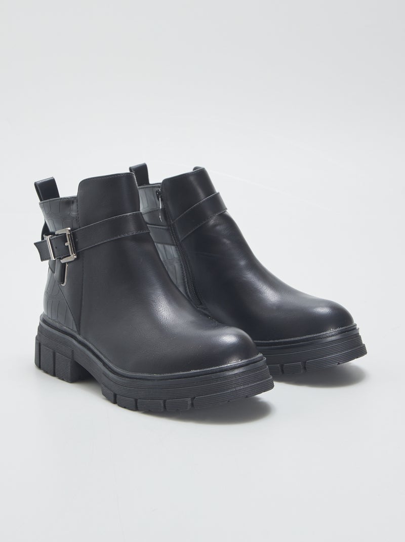 Stivaletti chelsea nero - Kiabi