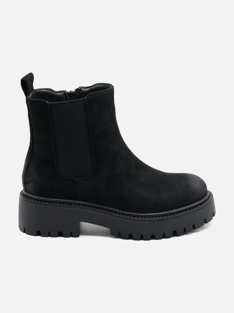 Stivaletti con cerniera Nero - Kiabi