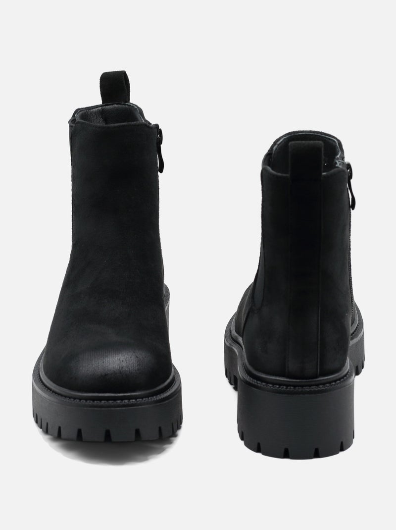 Stivaletti con cerniera Nero - Kiabi