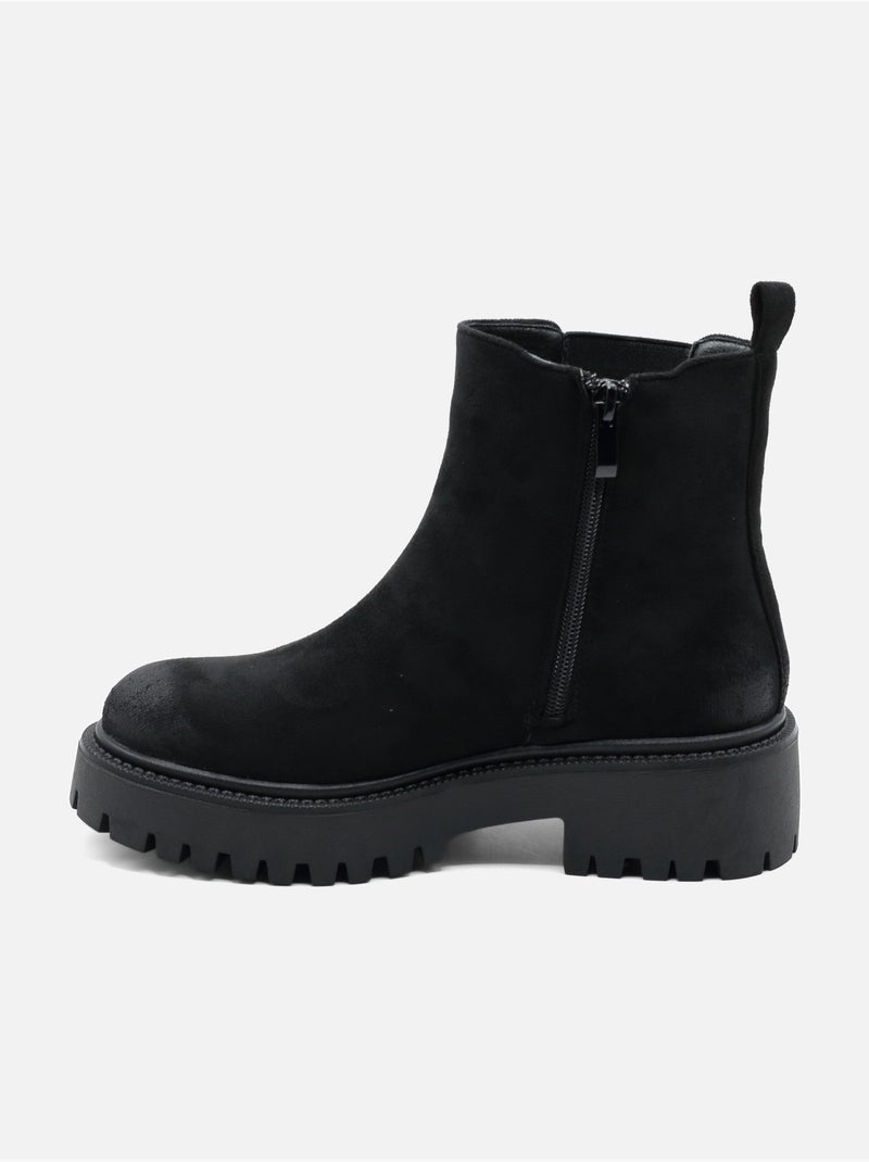 Stivaletti con cerniera Nero - Kiabi