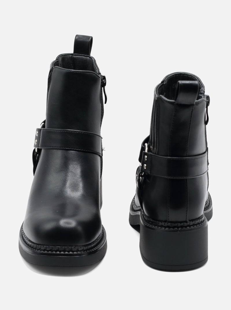 Stivaletti con cerniera Nero - Kiabi