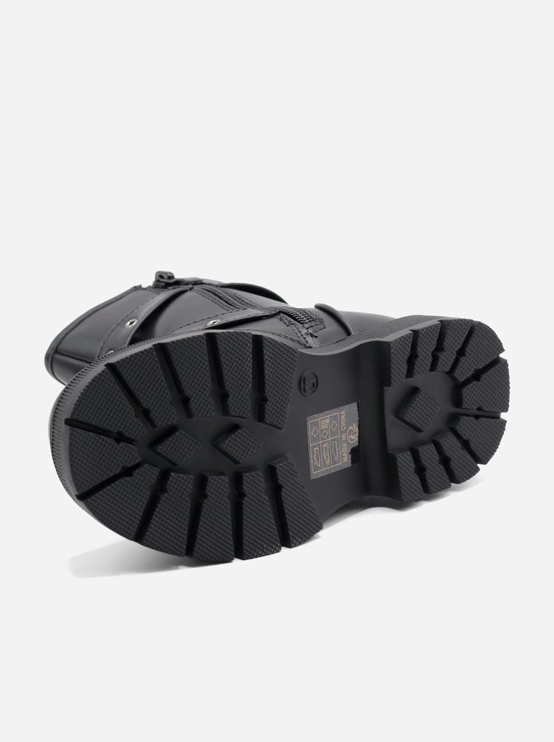 Stivaletti con cerniera Nero - Kiabi
