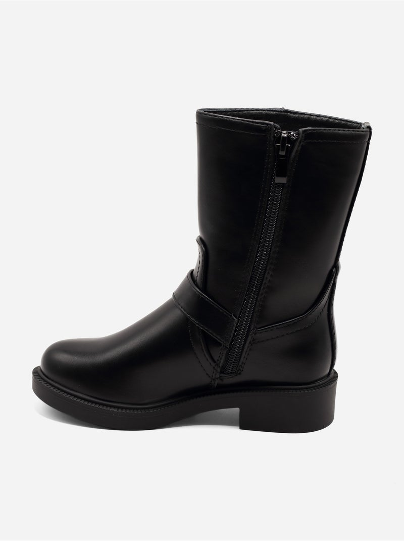 Stivaletti con cerniera Nero - Kiabi
