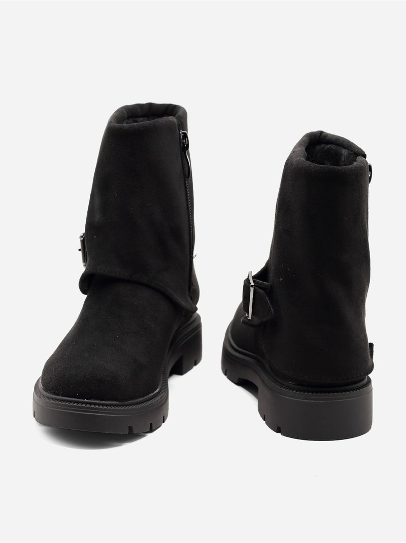 Stivaletti con cerniera Nero - Kiabi