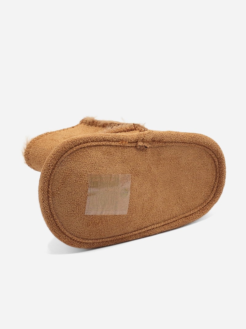 Stivaletti con chiusura a velcro Cammello - Kiabi