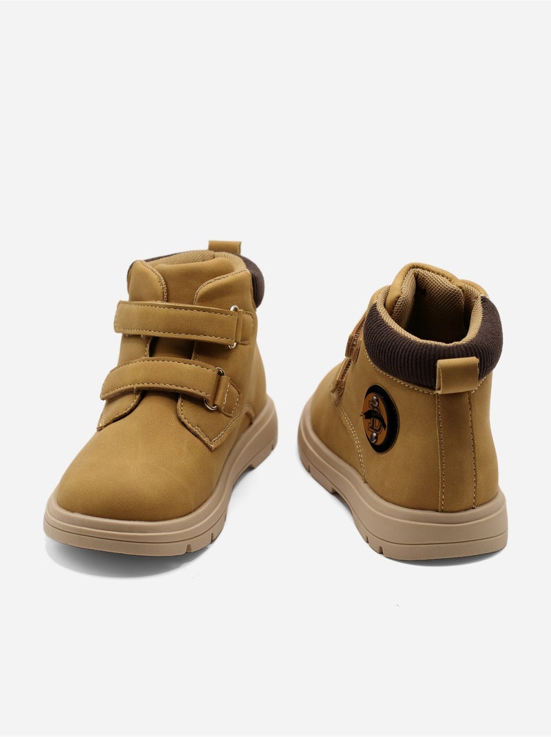 Stivaletti con chiusura a velcro Cammello - Kiabi