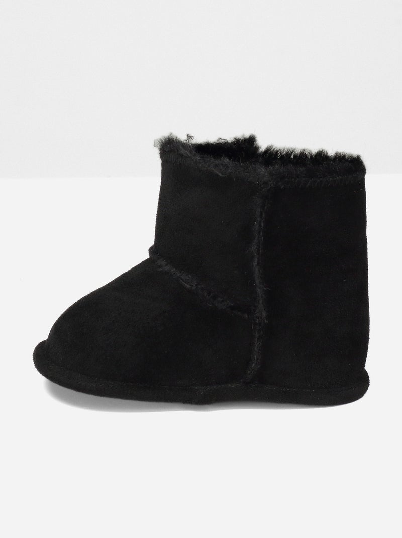Stivaletti con chiusura a velcro Nero - Kiabi