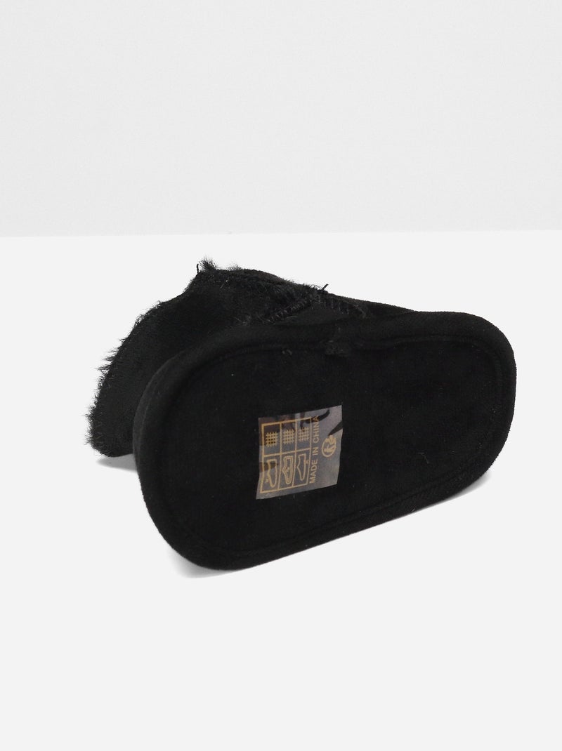 Stivaletti con chiusura a velcro Nero - Kiabi