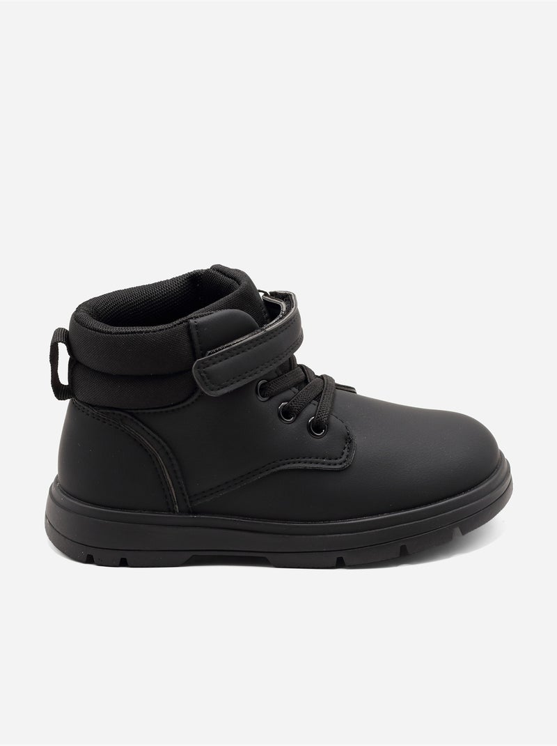 Stivaletti con chiusura a velcro Nero - Kiabi