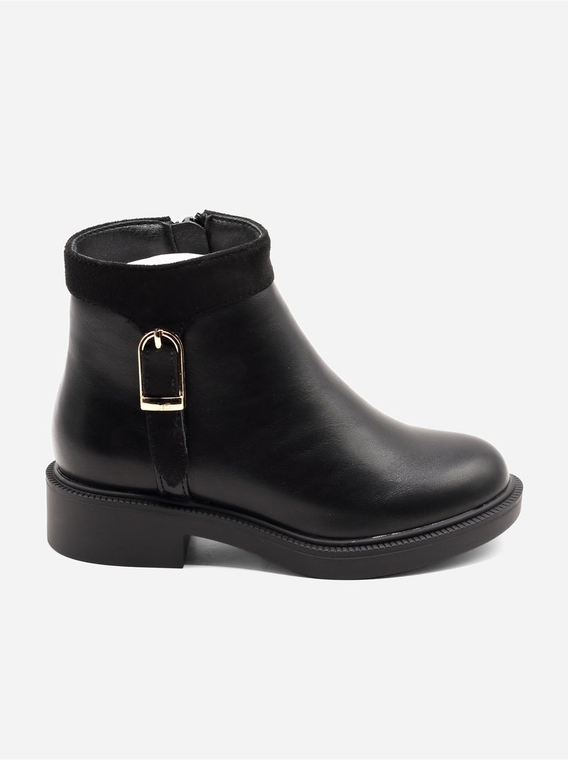 Stivaletti con cinturino Nero - Kiabi