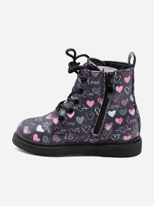 Stivaletti con dettaglio a forma di cuore - Kiabi Stivaletti con dettaglio a forma di cuore - Kiabi