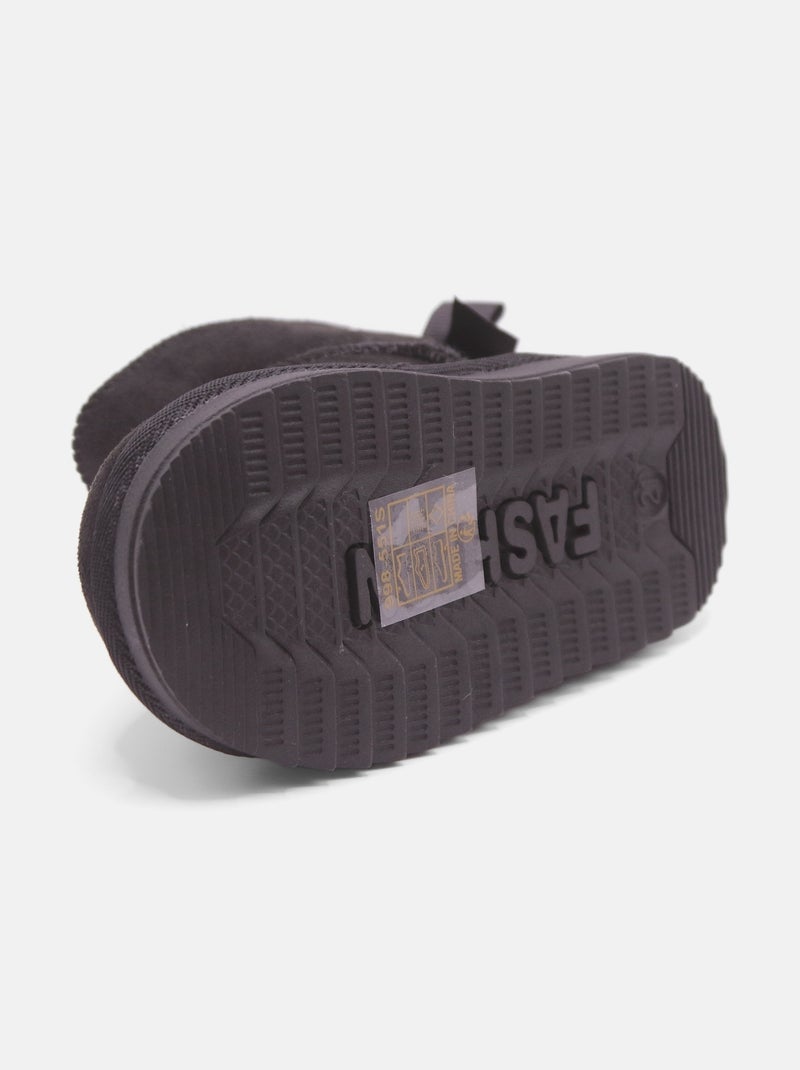 Stivaletti con fiocchi Nero - Kiabi