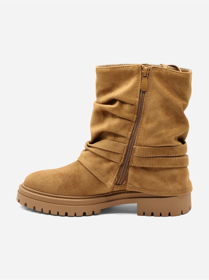 Stivaletti con frange Cammello - Kiabi
