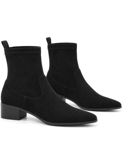 Stivaletti con tacco materiale sintetico montevita - Kiabi Stivaletti con tacco materiale sintetico montevita - Kiabi