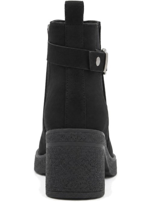Stivaletti con tacco materiale sintetico montevita - Kiabi Stivaletti con tacco materiale sintetico montevita - Kiabi