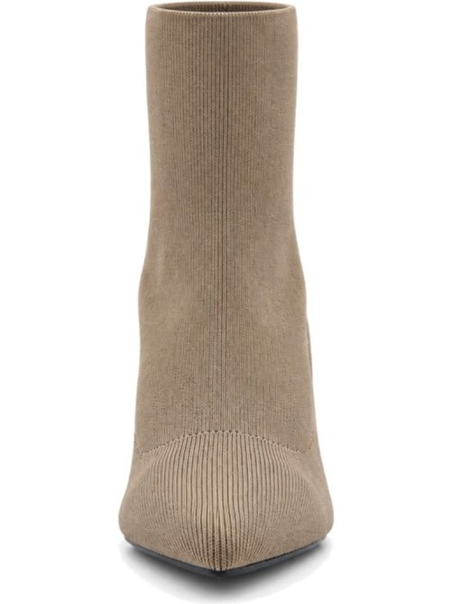 Stivaletti con tacco pelle naturale purapiel - Kiabi