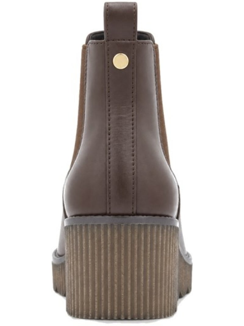 Stivaletti con zeppa materiale sintetico montevita Marrone - Kiabi