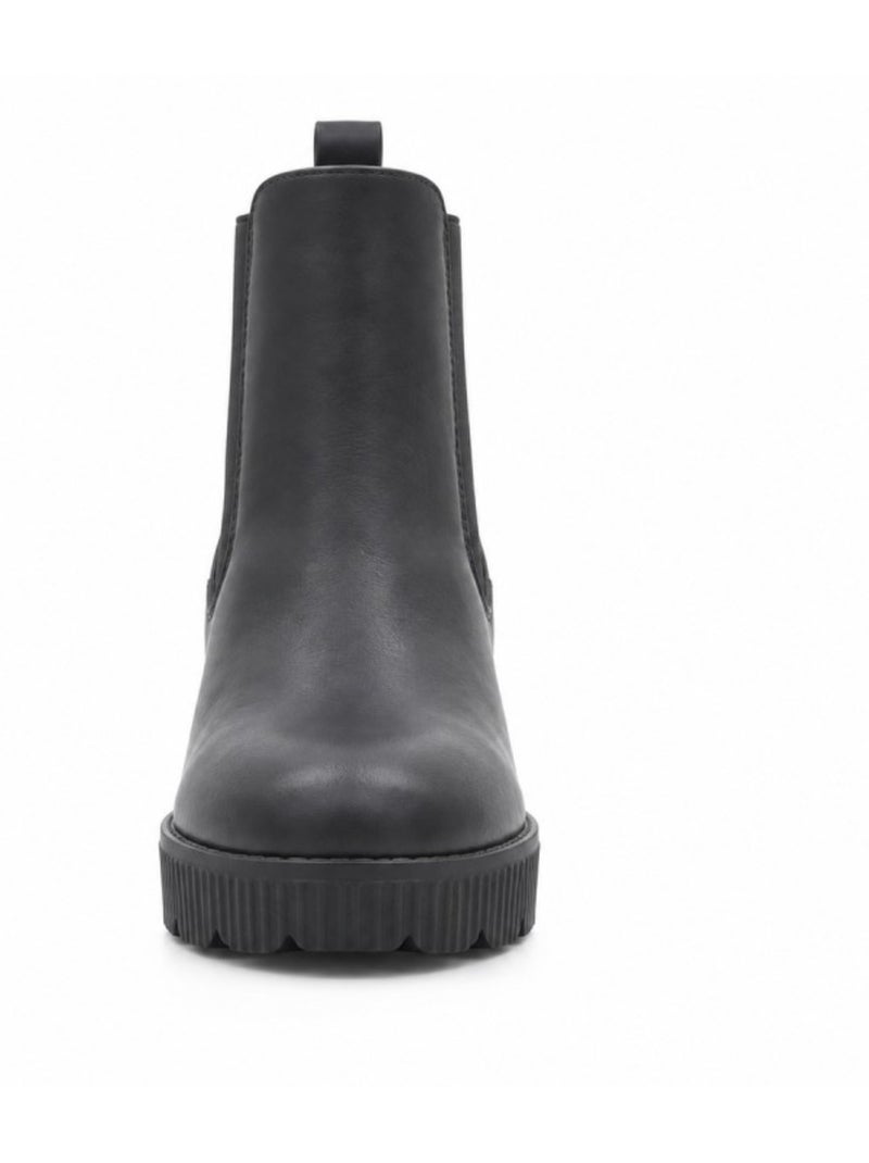 Stivaletti con zeppa materiale sintetico montevita Nero - Kiabi
